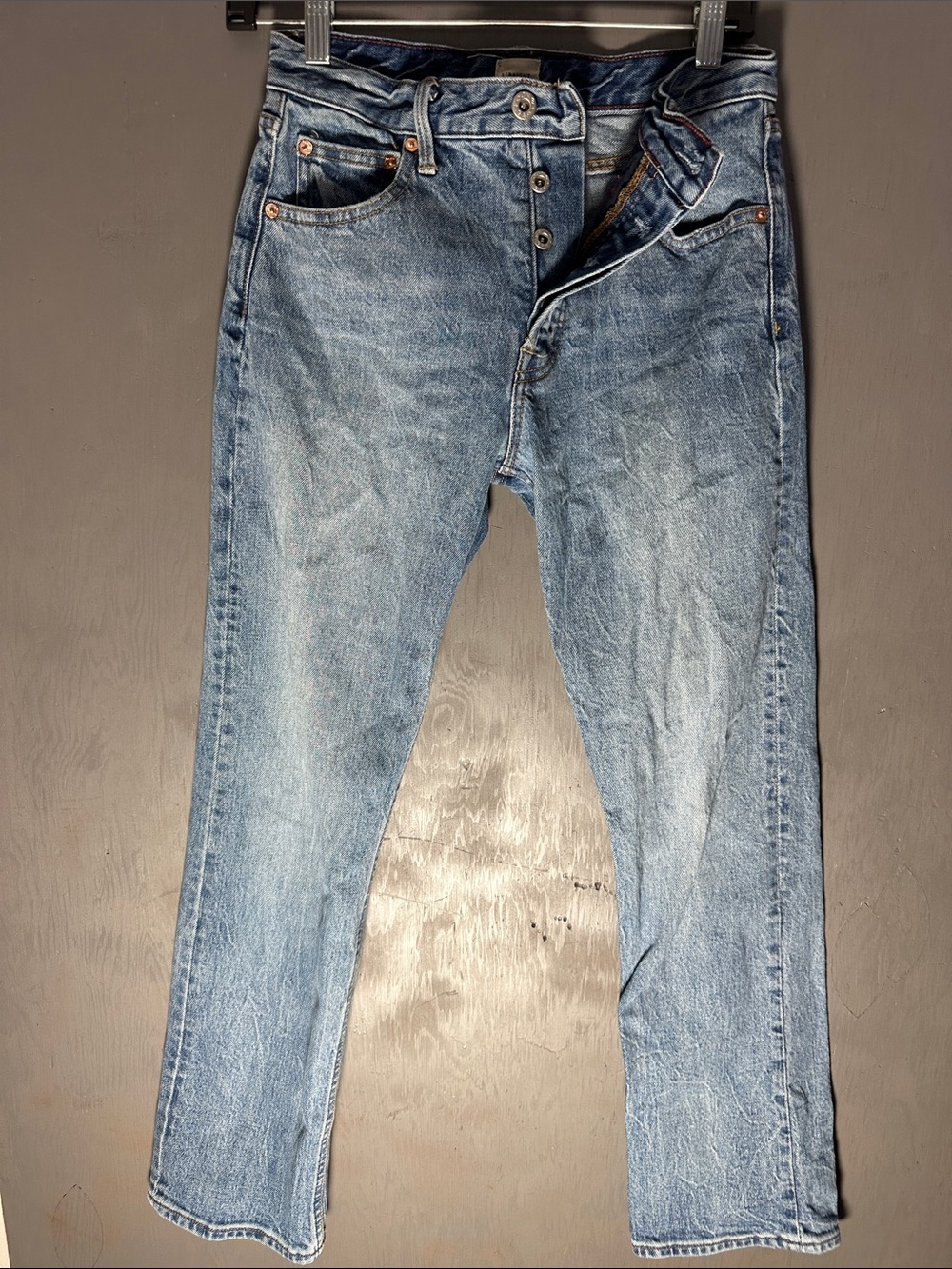 GAP Men's Light Wash Straight-Leg Jeans